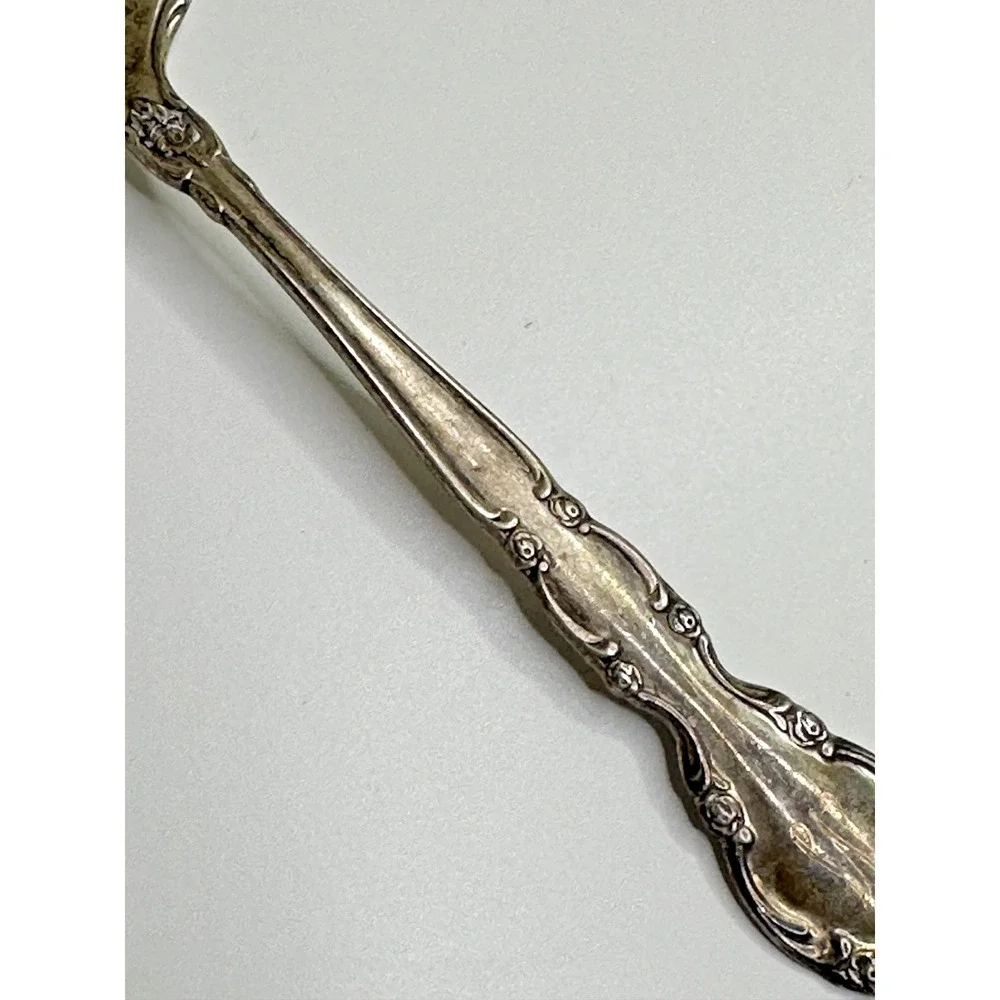 Oneida Heirloom GRANDEUR Sterling Silver SHELL SUGAR SPOON 6